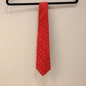 Mens red tie